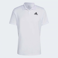 Adidas Erkek Polo Yaka Beyaz Tişört HB8036