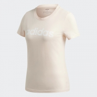 Adidas Essentials Linear Tişört - Pembe GD2933