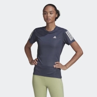 Adidas Kadın Own the Run Tişört - Mavi HC1746