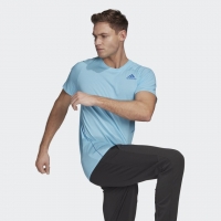 Adidas Runner Erkek Mavi Tişört GC6718
