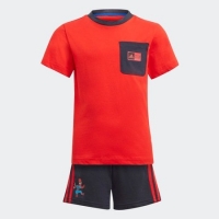 Adidas Superhero Çocuk Tişört-Şort Takımı