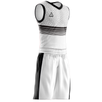 Kap Spor Basketbol Forması Beyaz Siyah