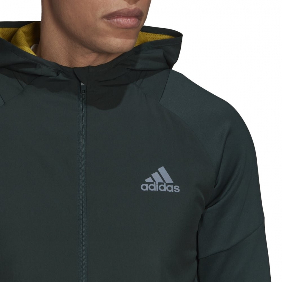Adidas Erkek Zip Ceket Koyu Yeşil M TRAIN FZ HL8783